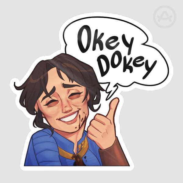 Okey Dokey Lucy | Sticker