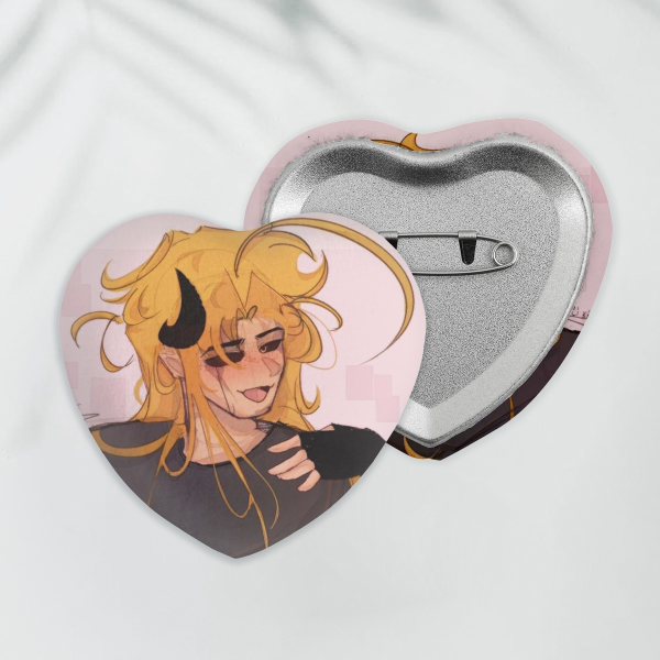 Bellix Heart Plush Badge