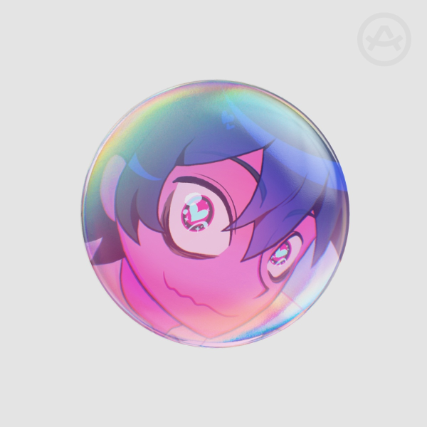 Daiki Peeking Holo Button