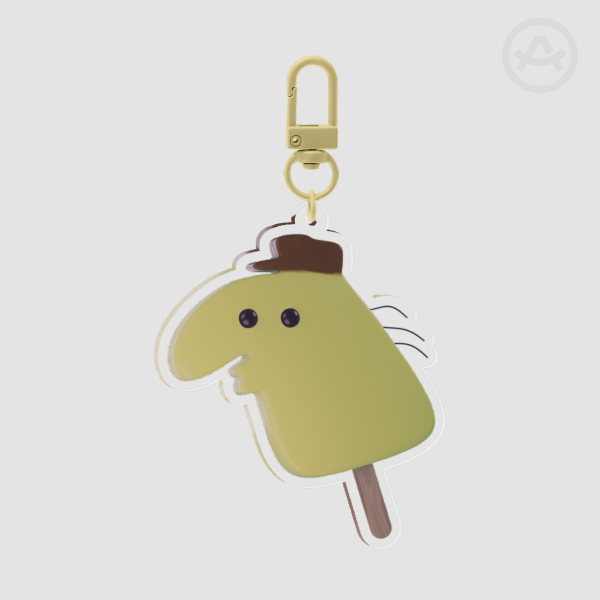 Charlie Dompler Popsicle Keychain