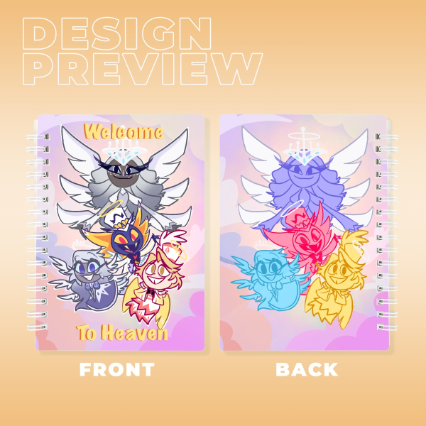 Welcome to Heaven Spiral Notebook