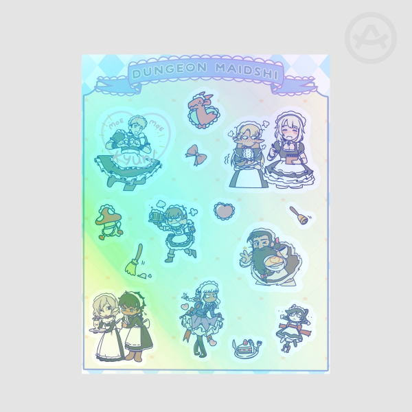 Dungeon Maidshi sticker sheet