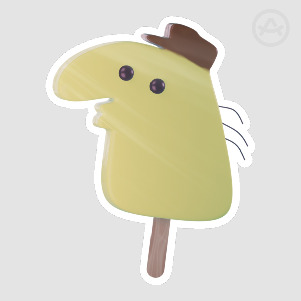 Charlie Popsicle Sticker
