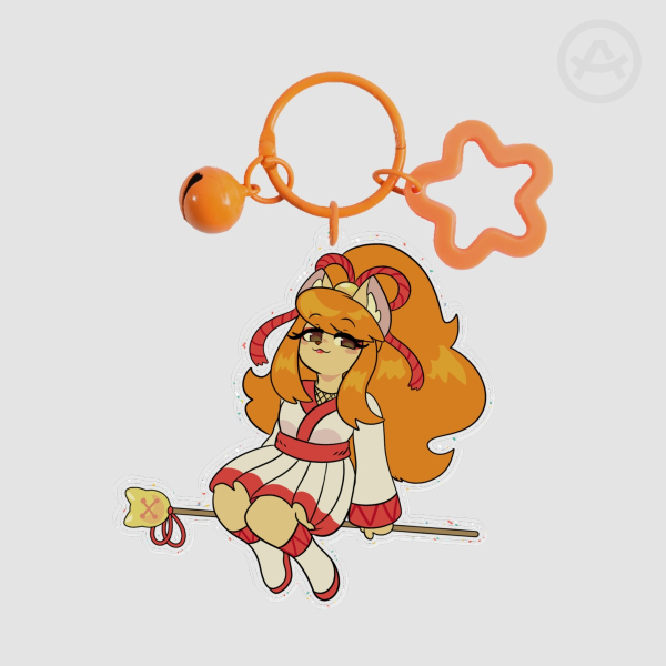 Ceroba Glitter Acrylic Keychains