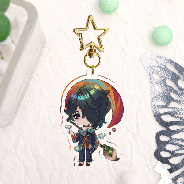 6.5cm Double Sided Hwei Keychain