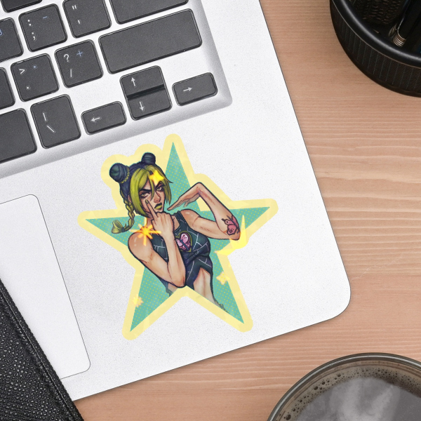 Jolyne holo star Sticker