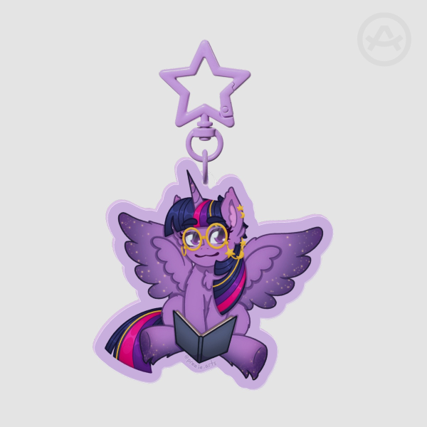Twilight Sparkle Double Sided Acrylic Keychain