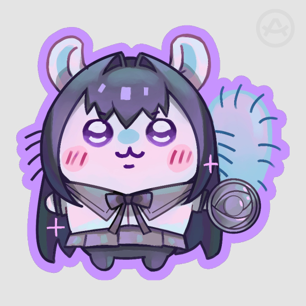 Homura momonga Die Cut Stickers