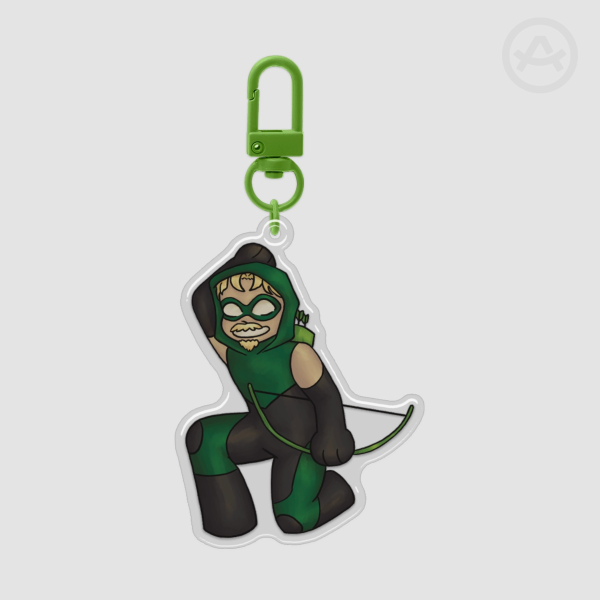 Oliver Queen (Green Arrow) Keychain