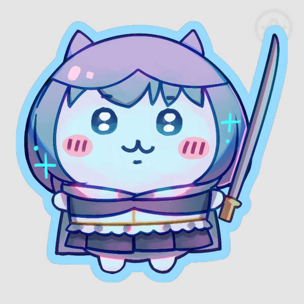 Sayaka hachiware Die Cut Stickers