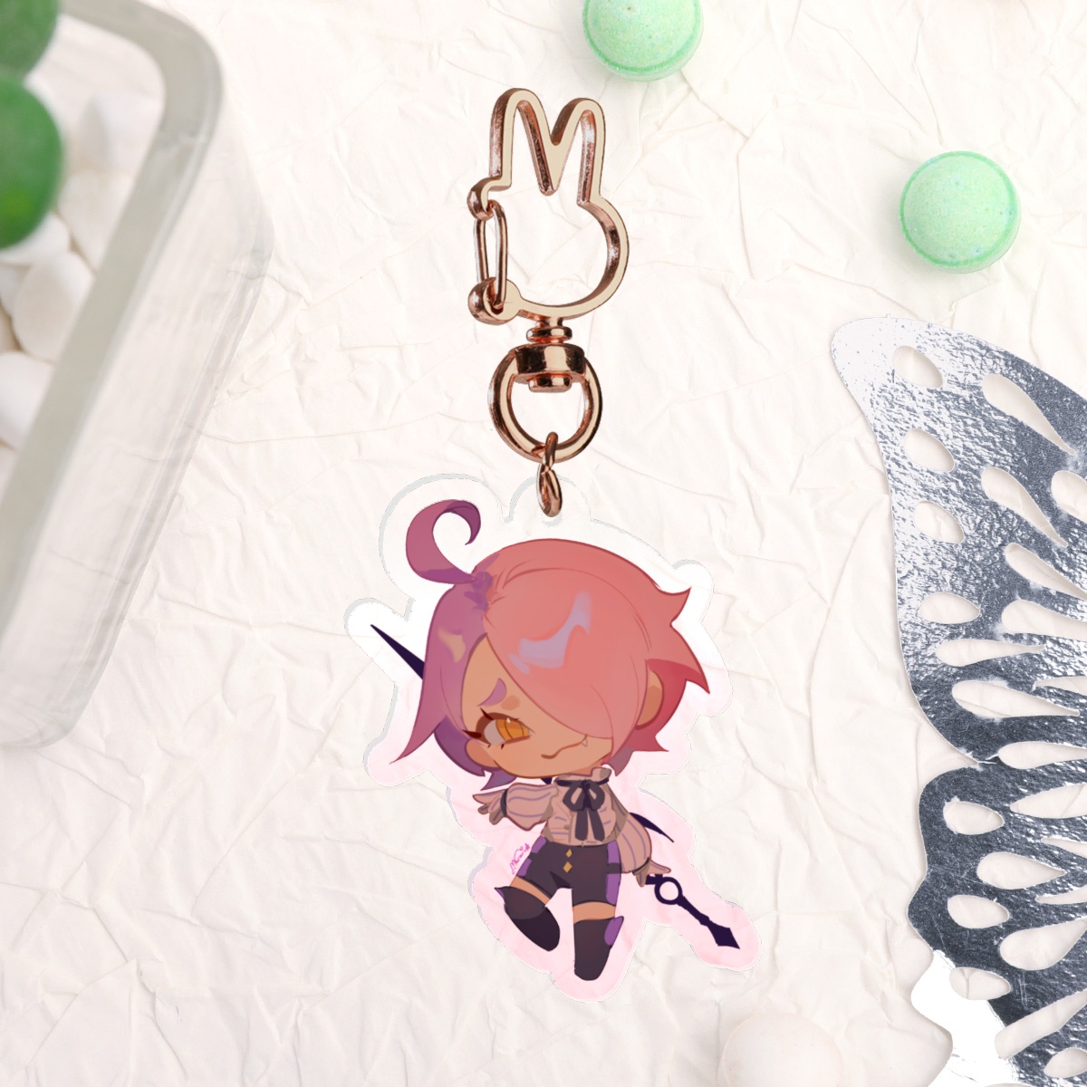 GGZ Sin Mal | Colored Edge Acrylic Keychains by MaRaRu! - ACGGOODS