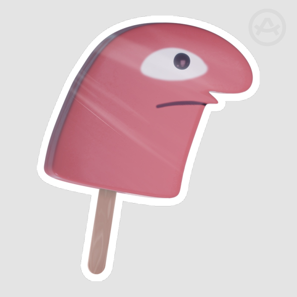 Allan Popsicle Sticker