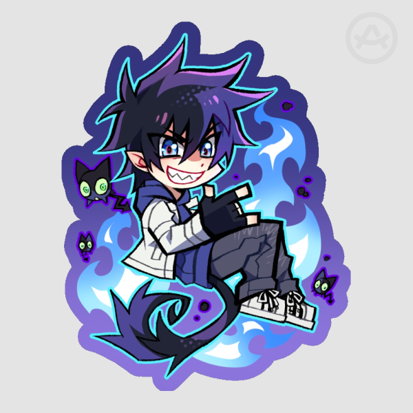 Rin Flame BG Sticker!