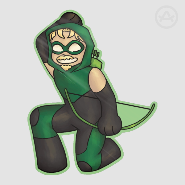 Oliver Queen (Green Arrow) Sticker