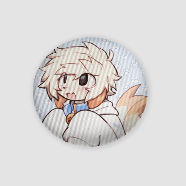 Happy wagging wypher lenticular badge