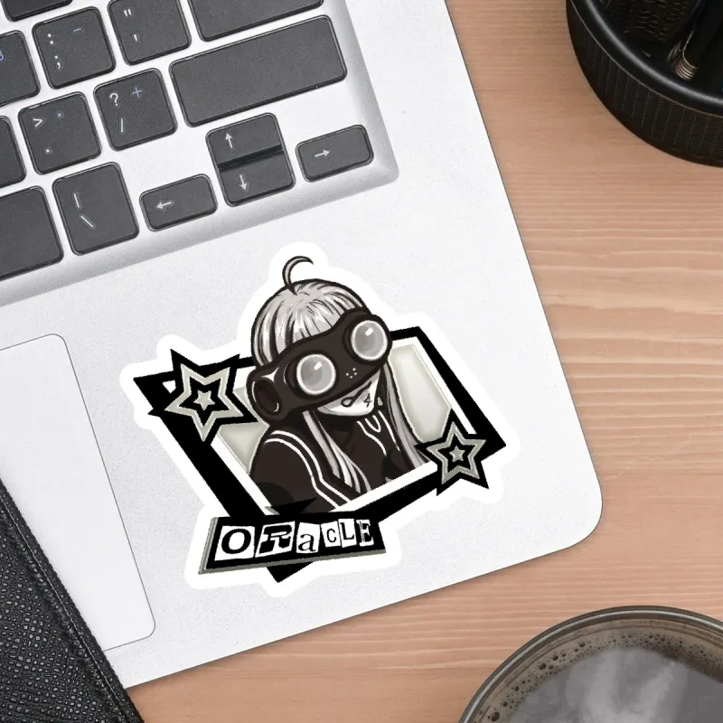 Oracle Name Sticker Oracle silver foil Sticker by Sofi Sandoval - ACGGOODS