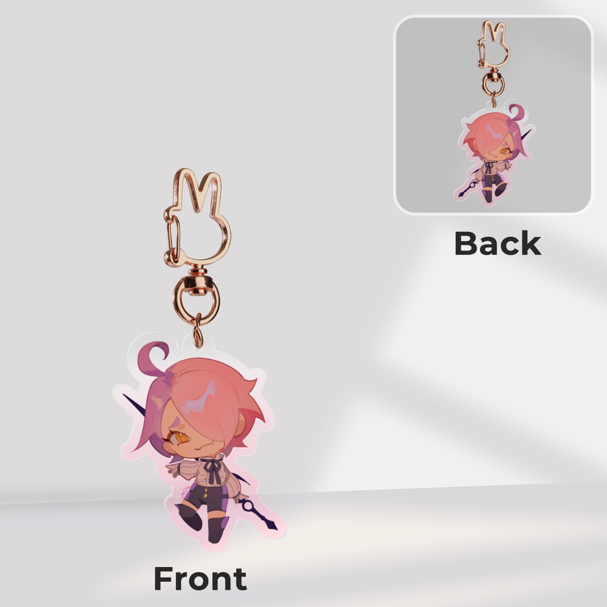GGZ Sin Mal | Colored Edge Acrylic Keychains by MaRaRu! - ACGGOODS