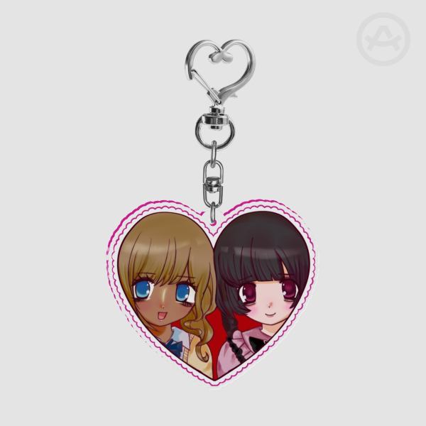 Gyaru x Jirai OC yuri keychain!