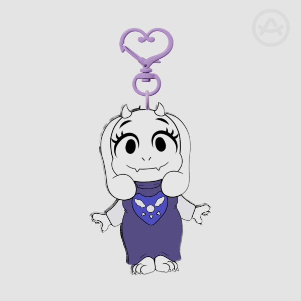 Toriel Undertale Chibi Keychain