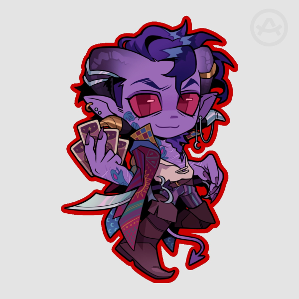 mollymauk tealeaf sticker