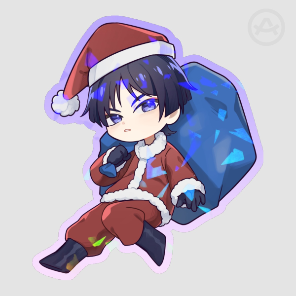 Wanderer Xmas Die Cut Sticker