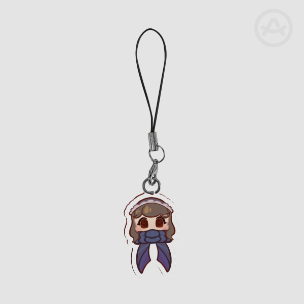 Pearl Scarf phone charm