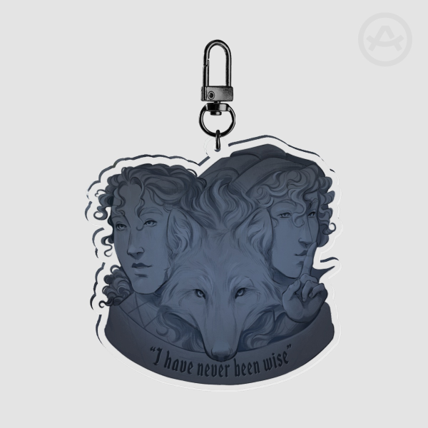 Memory Stone - Clear Keychain