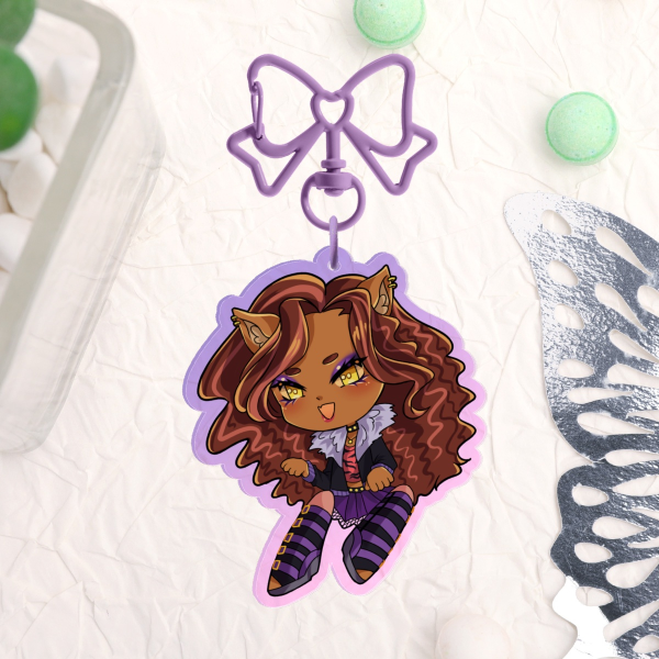 Clawdeen Wolf Keychain