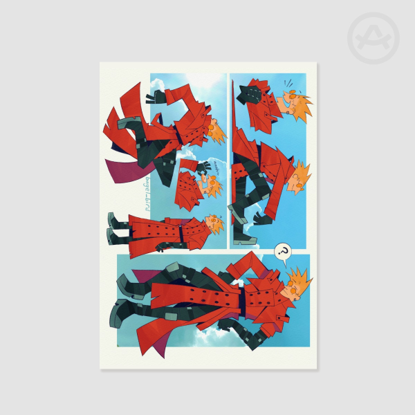 Vash the Stampede doodle page