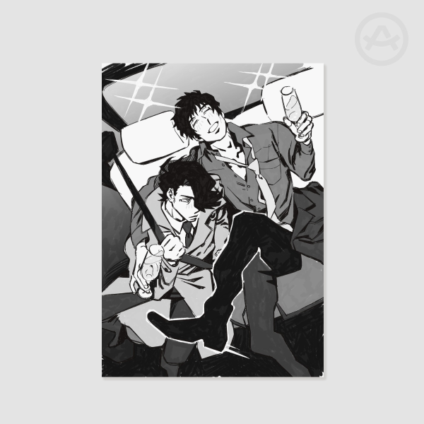 Steven & Law - A4 Print