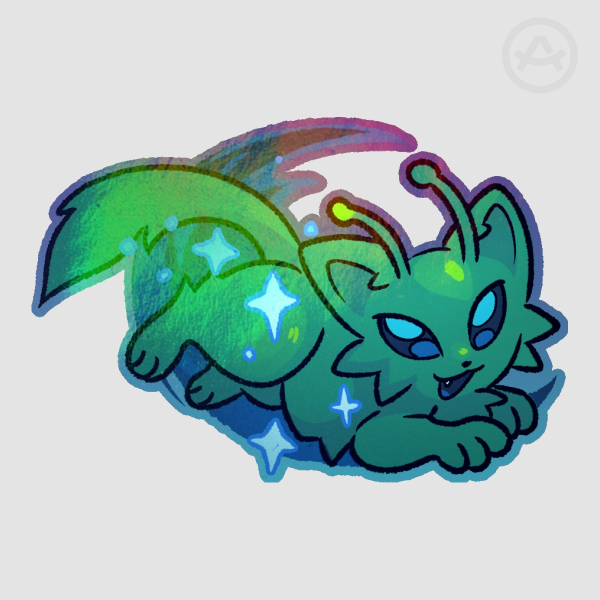 "GLORP KITTY" Die Cut Sticker