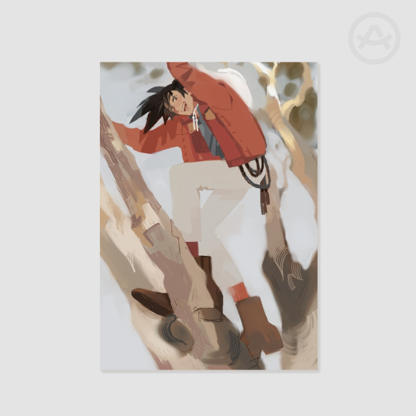 Cowboy Goku - A5 Print