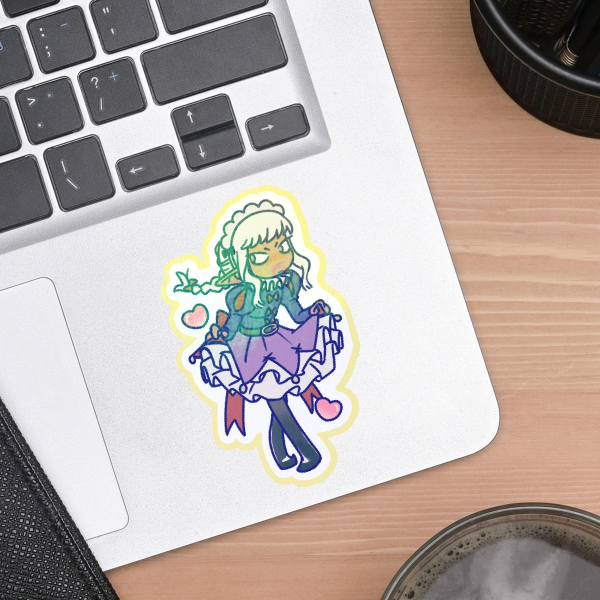 maid thistle sticker
