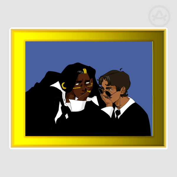 Malevolent - Gold Foil Sticker