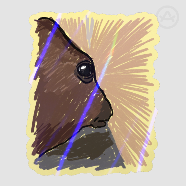 Horse Side Eye Sticker
