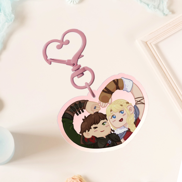 Hiccstrid Acrylic Keychains