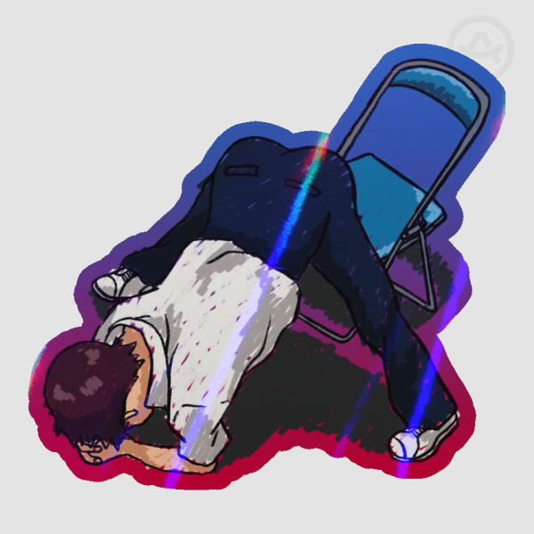 NEON GENESIS EVANGELION ~ Shinji Chair Sticker