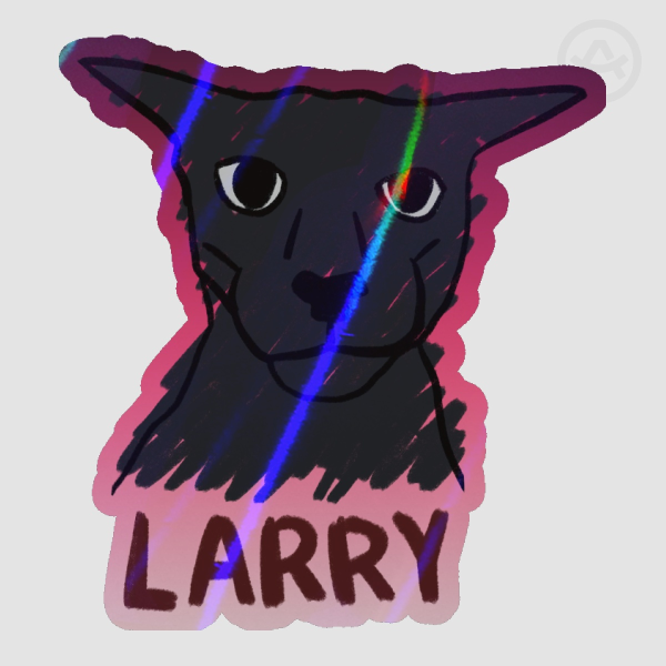 Larry The Malicious Sticker