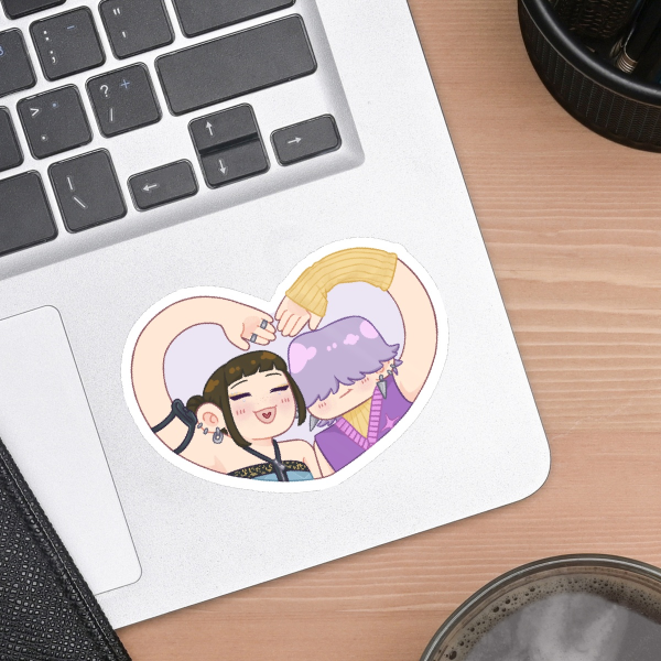 Zoeystery Love Die Cut Stickers