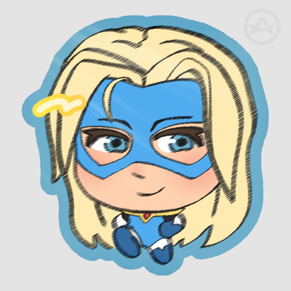 Blonde Blazer Sticker