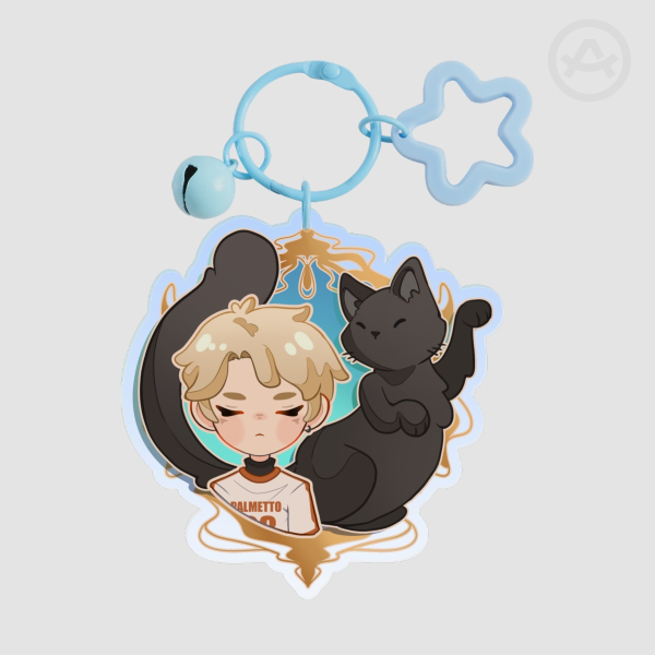 AFTG - Andrew Minyard colored edge acrylic keychain