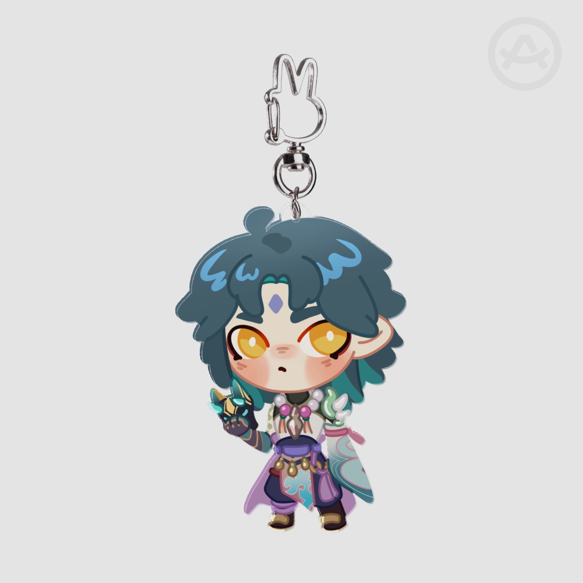 Genshin Impact - Xiao full bleed acrylic keychain