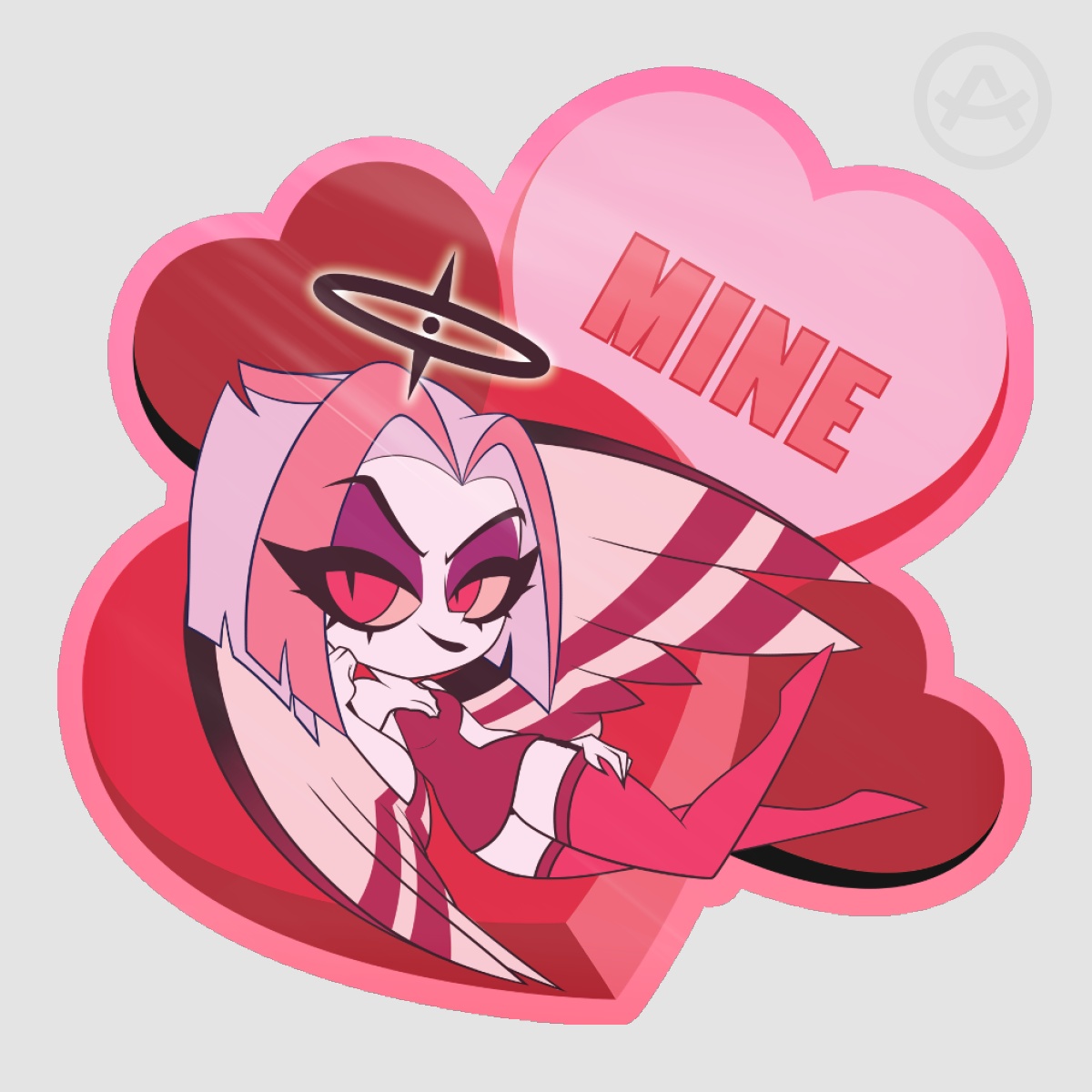 Hazbin Hotel - Lute Regular Colored Edge Die Cut Sticker by