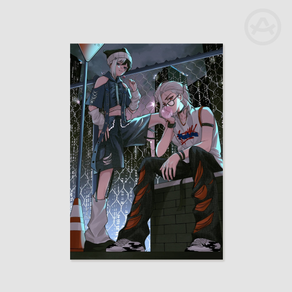 Senku & Gen in denim