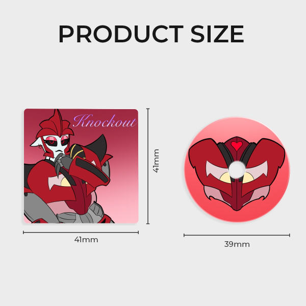 Knockout CD keychains