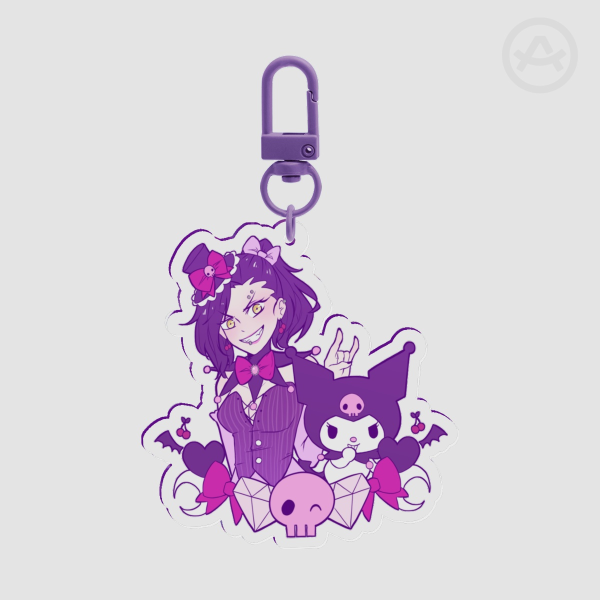 Llavero SlamxSanrio [Erika💜Kuromi]