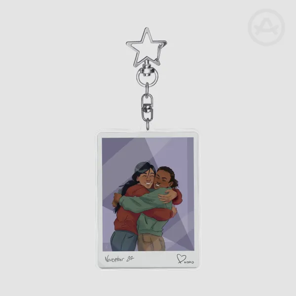 Chloe & Nadine Polaroid Keychains