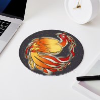 Firebird Round Mouse Pad