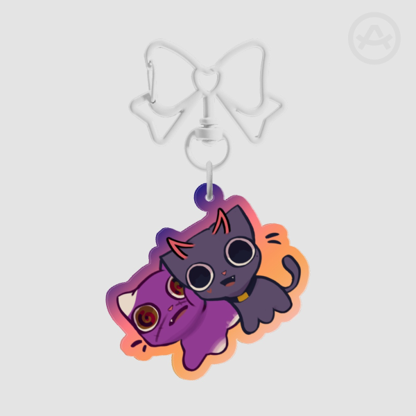 Colored Edge Acrylic Keychains