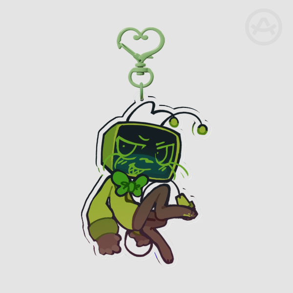 RS Vee Clear Acrylic Keychain